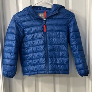 Primary | Children's Blue Puffer Jacket | Size 6-7